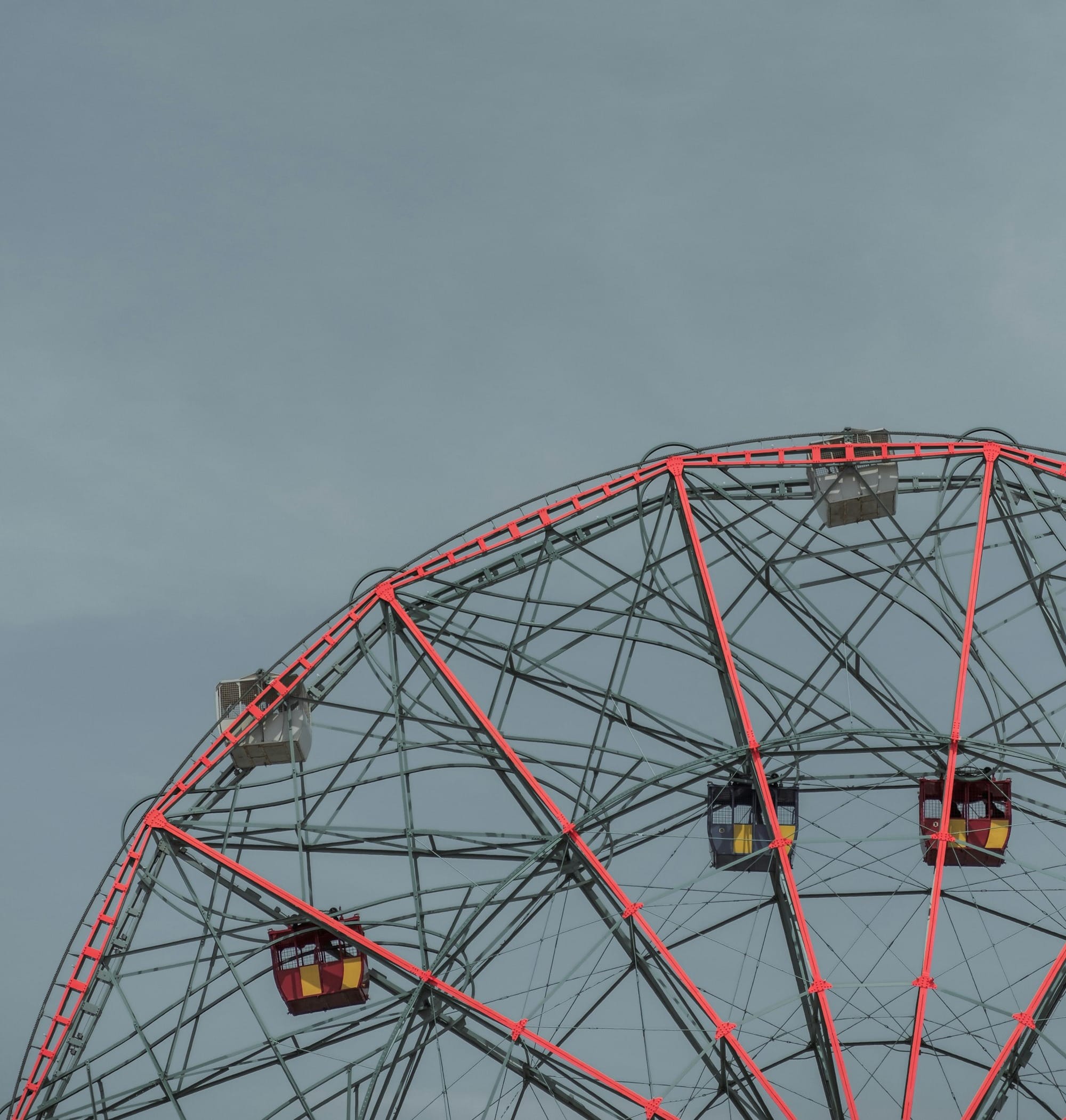 pink and gray Ferris Wheel photo